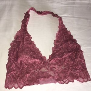 VS pink lace bralette
